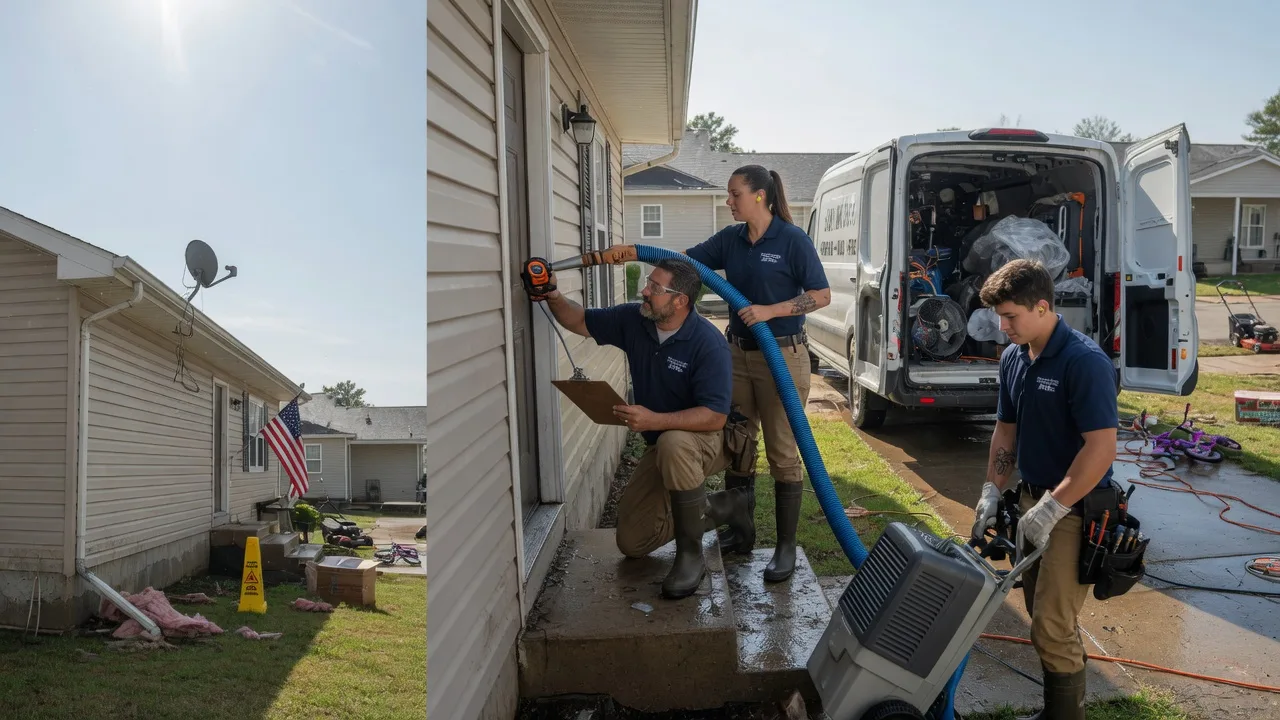 Ceiling Water Damage Restoration in Plains, KS near me